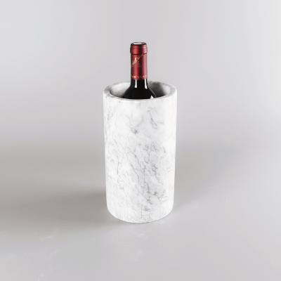 China Sustainable Customized Natural Ice Marble Wine Barrels Various Shapes And Sizes With Various Stones Wine Bottle Containers for sale