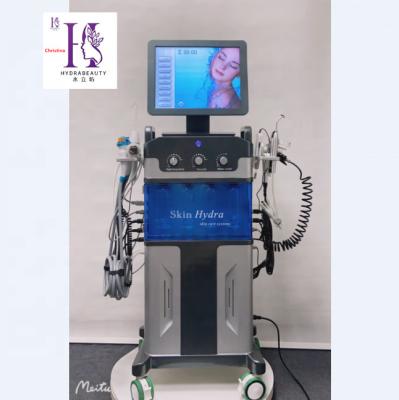 China Wrinkle Remover Hydrabeauty Equipment 9 in 1 Hydra Multifunctional Aqua Skin Dermabrasion Care Machine for sale