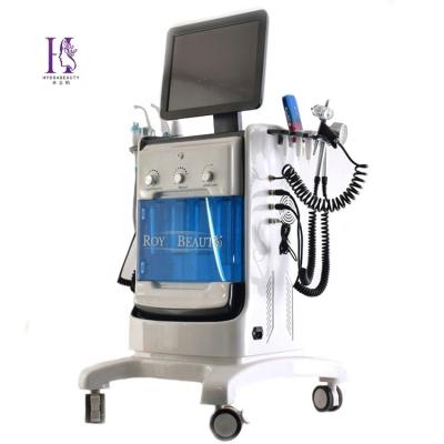 China Acne Treatment Hydra Blackhead Remover Vacuum Water Jet Peel Of Skin Care Hydrogen Oxygen Facial Machine for sale