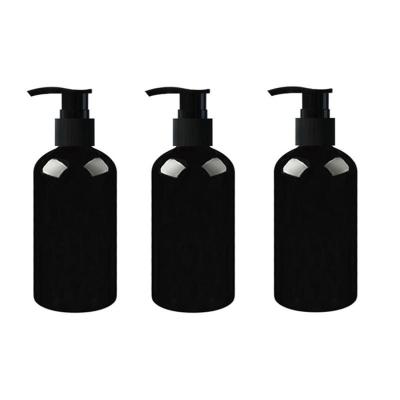 China BDPAK Manufacturer 200Ml 250Ml 300Ml 500Ml 1000ML Cosmetic Chinese Custom Shampoo Lotion Pump Bottle Logo Plastic Black Cosmetic Empty for sale