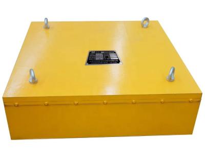 China Manual Cleaning Suspended Permanent Plate Magnetic Separator for sale