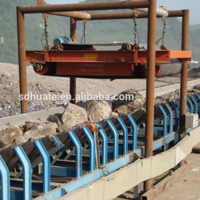 China Automatic Cleaning Self-cleaning Permanent Magnetic Separator For Conveyor Belt for sale