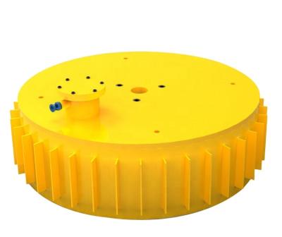 China Different Magnetic Sized Iron Removal RCDB Round Suspended Magnetic Separators For Conveyor Belt for sale