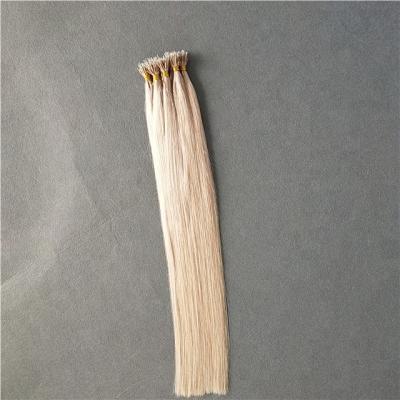 China Silky straight wave 1g blonde color strands indian micro remy stick hai bead hair extensions with all colors for sale