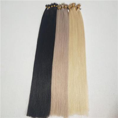 China Silky Straight Wave 2020 new style high quality 100% human hair nano tip hair extension factory price for sale