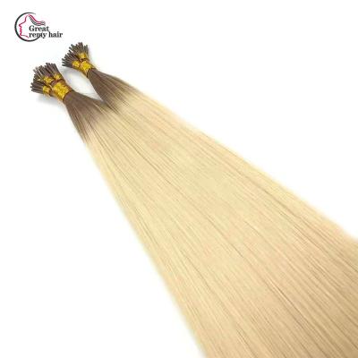 China Brazilian Remy Wave Hair I Tip Hair Extensions Silky Straight Mini Russian Remy Hair Extensions for sale