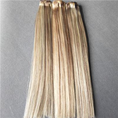 China Good Quality 8pcs Silky Straight Wave Full Head 14