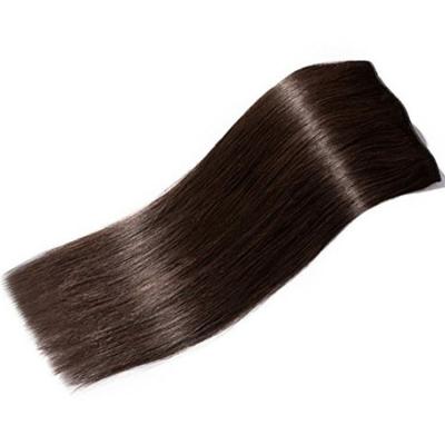 China 2019 New Products Wholesale Color Silky Straight Brown Human Remy Hair Virgin Brazilian Wave Hair Clip In for sale