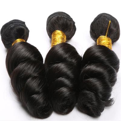 China Free Sample Wholesale Loose Texture Wavy Brazilian Wave Hair Bundles Human Hair Extension Weave Bundles for sale