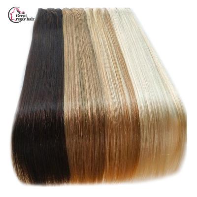 China Wholesale Good Quality Silky Straight Crochet Hair Factory 100g 7pieces Wave Weft Handtied Hair Weft for sale