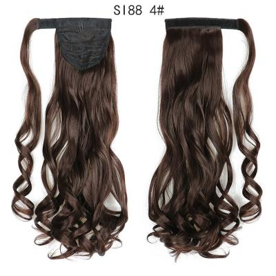 China New Arrival Ponytails Hair Regular High Quality Synthetic Ponytail Hair Wavy Wave Hair for sale