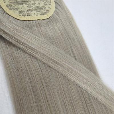 China Good Quality 100% Human Hair STRAIGHT CURLY Pony Tail Hair Ponytail Extensions Factory Price for sale