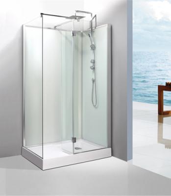 China 0.477 CBM / Set Square Shower Cabin 1200 Hinged Shower Door With Frame for sale