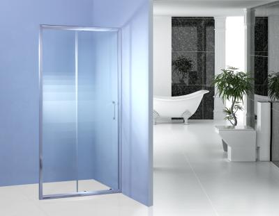 China Fixed Glass Sliding Shower Door 700MM 90 Degree Magnetic Type Shower Surround Panels for sale