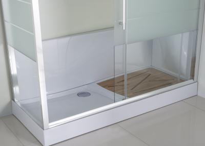 China Rectangular Shower Stall Sliding Glass Doors Corner Open Bathtub Replacement for sale