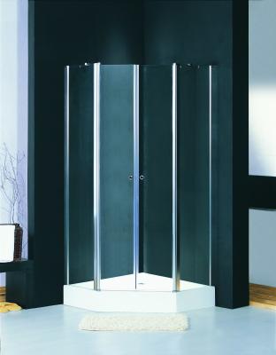 China Corner Glass Shower Enclosure 1000 X 1000 Square Shower Stall Pivot Door for sale