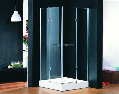 China Tempered Glass Square Shower Cabins 800 x 800 ABS Square Shower Trays for sale