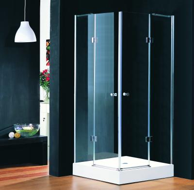 China Foldable Bathroom Designs Glass Shower Enclosures With Lifting Hinges for sale