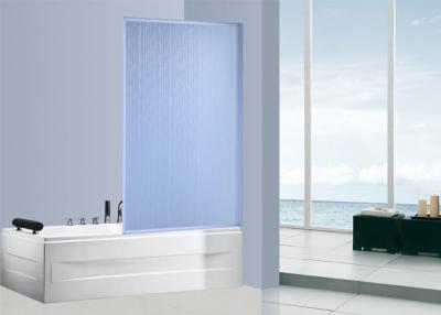 China One Acrylic Panel Bathtub Shower Screen Folding Bath Glass Screen With Frame for sale