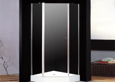 China Frameless Shower Enclosure 900 X 900 Diamond Shape With Pivot Hinge Shower Door for sale