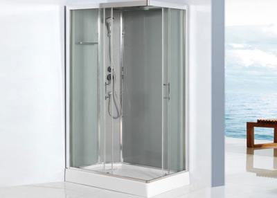 China 5mm Glass Square Shower Enclosure 800 X 1200 Sliding Door Shower Cubicles With Drainer for sale