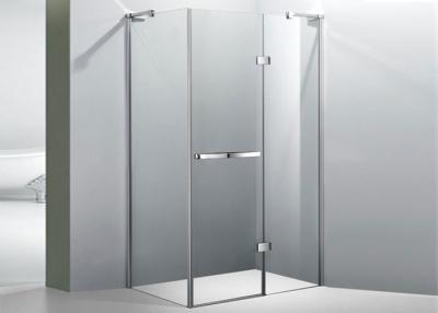 China Rectangle Frameless Glass Shower Enclosures 1200 Hinged Shower Door for sale