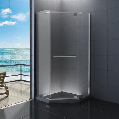 China Diamond Bathroom Shower Enclosures , Clear Glass Shower Cabin 900 x 900 for sale