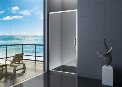 China Villa 6mm Tempered Glass Sliding Shower Door with Handle EN12150 for sale