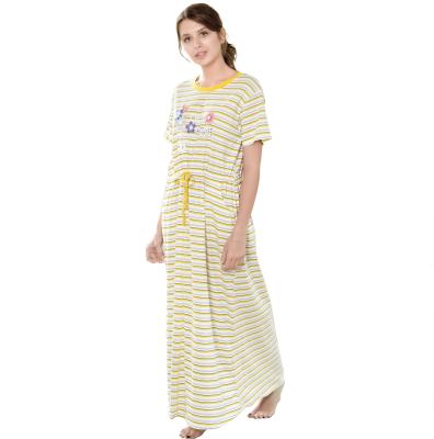 China QUICK DRY Long Robe Pijiamas Pajamas For Women Nightgowns Night Dresses Sleepwear Nightgown Ladies Dress Cotton Pajamas Nightgown Summer Nightgowns for sale