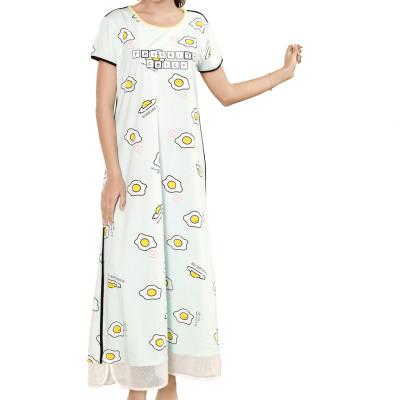 China QUICK DRY Pijiamas Long Pajamas Robe For Womens Sleepwear Nightgown Summer Pajamas Robe Ladies Nightgown Nightgowns Factory for sale