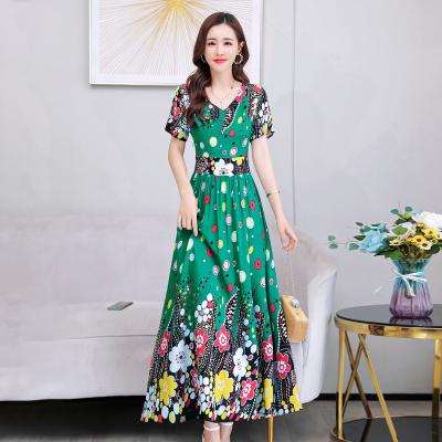 China Wholesale Price Anti-Static Seaside Vacation Printed Floral Print High Waisted Beach Skirt Slim Dress High Waisted Skirt for sale