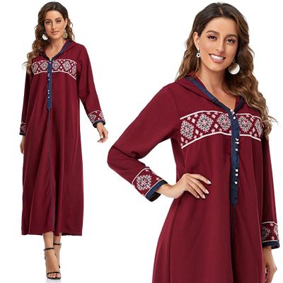 China Direct Supply Manufacturer Hoodie Long Robe Maxi Women Dress Islamic Clothing Clothing Women's Saree Kaftan Moroccan Abaya Dubai Customized Size for sale