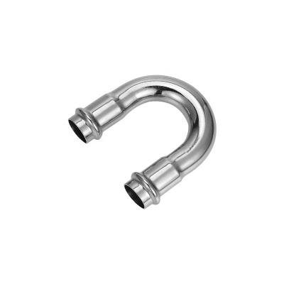 China Sanitary Drinking Water Supply Stainless Steel Press Plumbing Fitting U ELBOW for sale