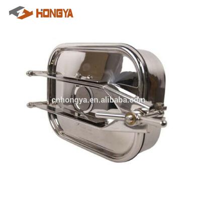 China food & Rectangular Manway Sanitary Tank - Manhole Beverage Plant Stainless Steel Cover for sale