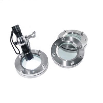 China Sanitary Stainless Steel SS304 Flanged Sight Glass for sale