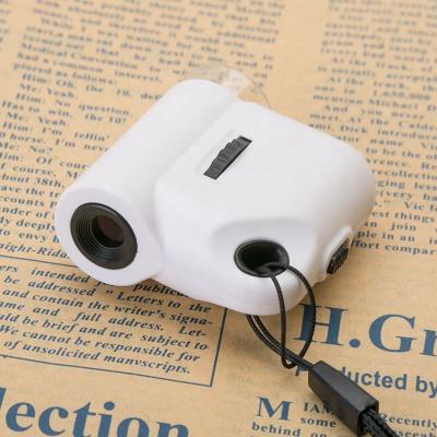 China Smallest Plastic Hot Selling Mini Microscope With Hanging Magnifier Pocket 55x Magnifier for sale