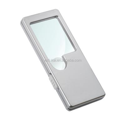 China Cheaper LED Light 3X/7X Pocket Magnifier TH-7007B With Led For Promotion for sale