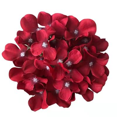 China Wedding Artificial Hydrangea Wedding Beautiful Simple Design Silk Hydrangea Wall Decoration Coffee Table Bouquet Practical Home 20cm for sale