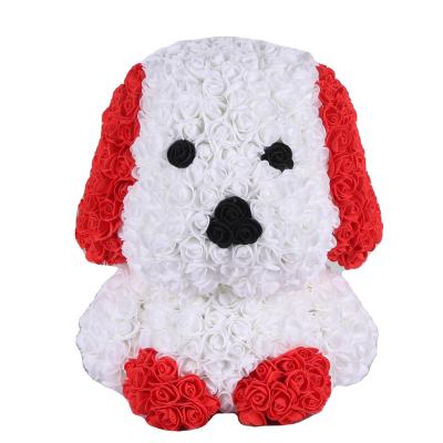 China Fashional Gift Plants Wide Varieties Birthday Gift Bouquet Artificial Flower Dog for sale