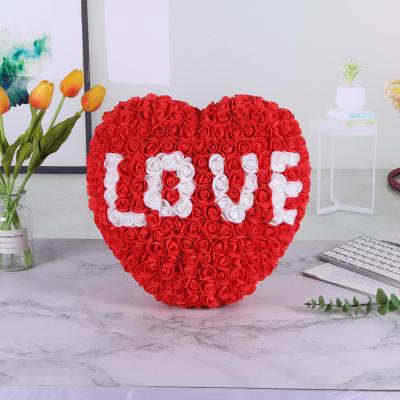 China Sophisticated Plastic Christmas Decoration Fashional Gift Valentine's Day Thanksgiving Tech Decorative Artificial Flower for sale