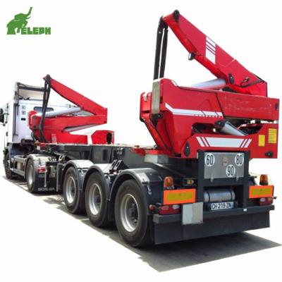 China Truck Trailer Super Sale : Container Transport Tuck Semi Towing Chassis Side Loader Trailer 20ft-45ft for sale