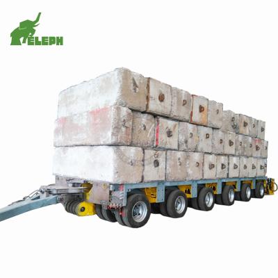 China Modular Heavy Duty Semi Trailer Platform Truck Trailer 300 Tons Payload For Sale for sale