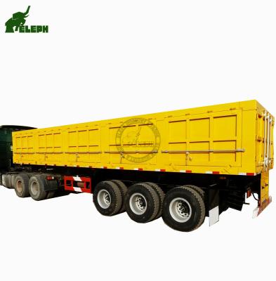 China High Quality 3 Axle Truck Trailer Trailer Boxed Steel Enclosed Cargo Box Truck Semi Trailer for sale