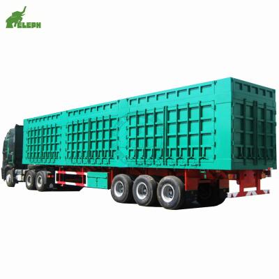 China Hot Selling 3 Axle Enclosed Semi Truck Trailer Cargo Box Truck Steel Enclosed Service Trailer for sale