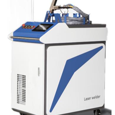 China Cart type metal stainless steel laser welder fiber laser welding machine COS1500 1.5KW with automatic wire feeder for sale