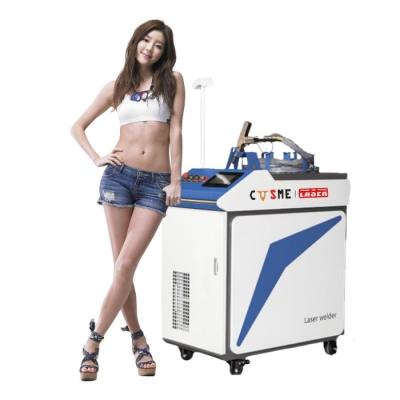 China Hot UN 1kw 2021 Sales Promotion Building Material Shops Fiber Laser Welding Machine Stainless Steel Laser Welder Portable Light Laser Handheld Welder for sale