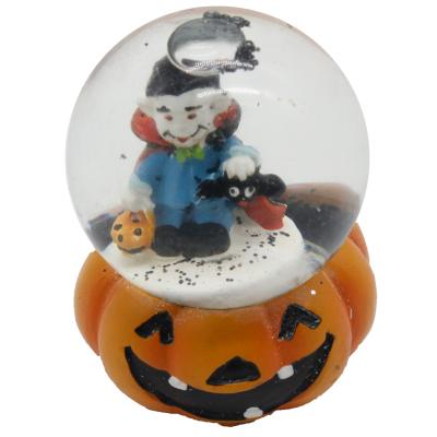 China Europe Customized 3D Laser Snow Christmas Crystal Ball With Wood Led Light Base for sale