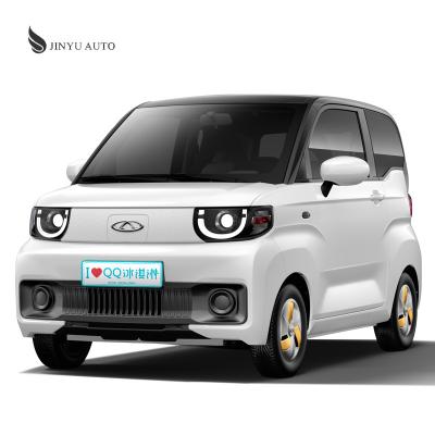 China Chery QQ Car Auto Pure Electric Cloth Mini 4 Wheel Auto Electric Car Chery Ice Cream Mini 4 Wheel Cheapest Vehicle New Energy for sale