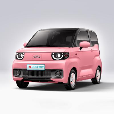 China Cheap Auto Price 4 Seater QQ Chery Car Mini Adult Battery Mini Electric Cloth Mini Cream New Energy Vehicle China Hot Sale for sale