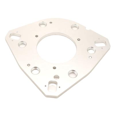 China Aluminum Fixed Bracket Precision Aluminum CNC Machining Custom High Finish for sale